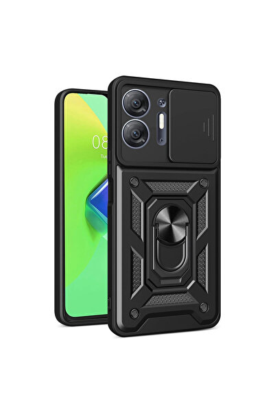 eco port حافظة إنفينيكس هوت 30 5 جي المتوافقة مع السيليكون مع حلقة عدسة بارس ...