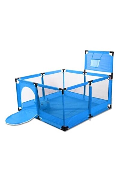 MASHASHOP Tarc de joacă pentru copii, 30 de mingi incluse, albastru, 120 x 12...