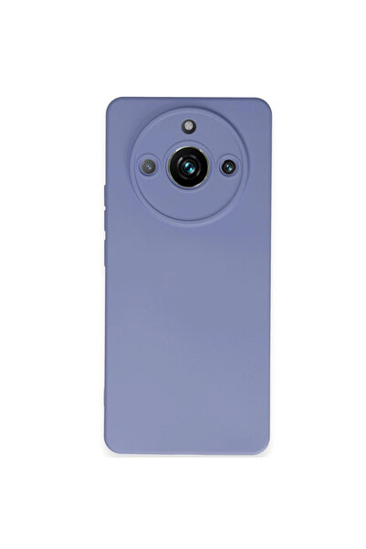 eco port حافظة ريلمي 11 برو نانو من السيليكون المخملي - أرجواني