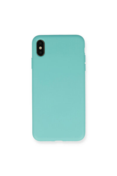 eco port iPhone XS Max Case Nano Velvet Silicone Inside - Turquoise