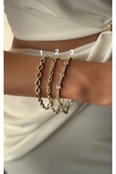 XUPING JEWELRY KUYUMCU SERİ 14K RENGİ ZİRKON TAŞLI TEK TAŞ 16,5+2CM 3NUMARALI...