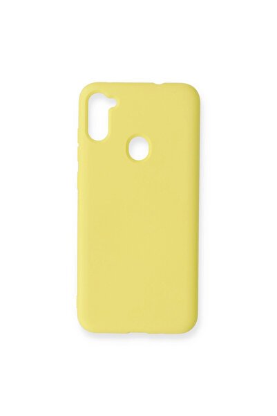 eco port Samsung galaxy a11 case nano inner velvet silicone - yellow