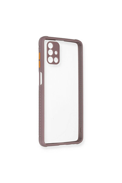 eco port Samsung galaxy m51 case miami transparent silicone - light purple