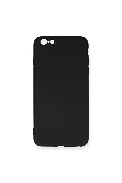 eco port حافظة آيفون 6 بلس من السيليكون المخملي النانو - أسود