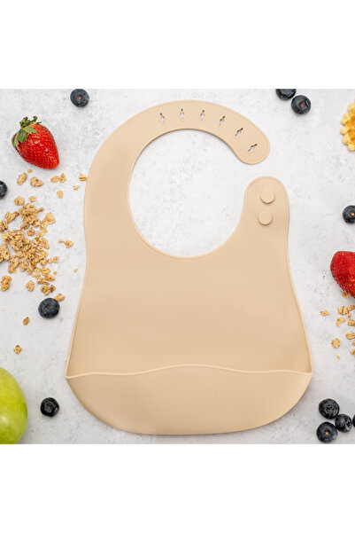 Bebelul Baveta din silicon, AppeKids - Bej