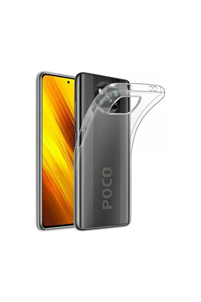 eco port حافظة متوافقة مع هاتف Pocophone X3 من السيليكون الشفاف الفاخر