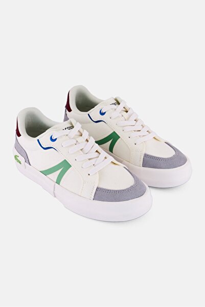 Lacoste Women Brand Logo Lace Up Shoes, White
