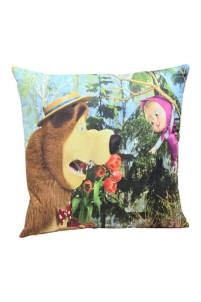 MASHASHOP Masha and the Bear Misha Decorative Pillow