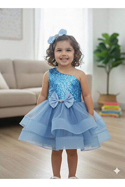 Mirace Styl Rochie de seară din tul cu paiete pentru fete – Ocazii speciale ș...