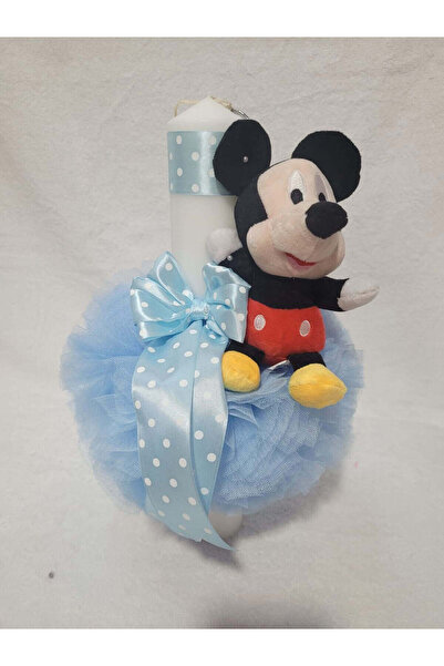 OBSIDION DISNEY Μίκυ κερί βάπτισης - ανοιχτό μπλε