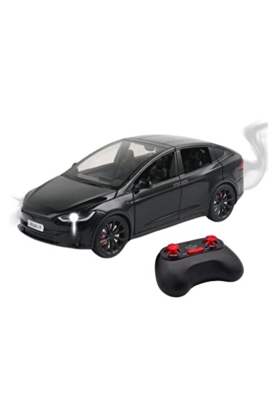 MASHASHOP Mașină metalică cu telecomandă, Tesla X, 1:22