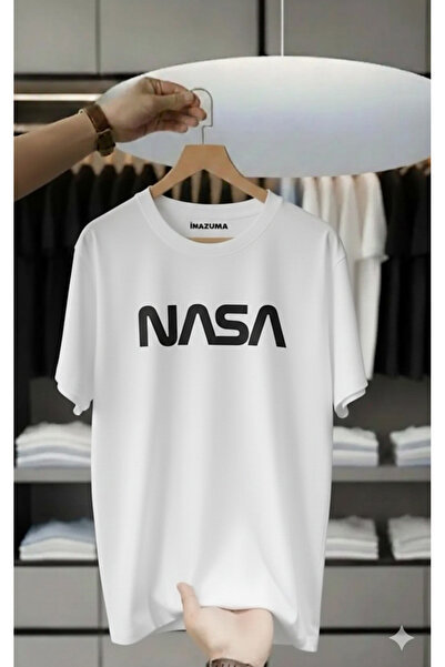 İnazuma Outdoors Unisex Oversize Printed Cotton Crew Neck Short Sleeve White ...