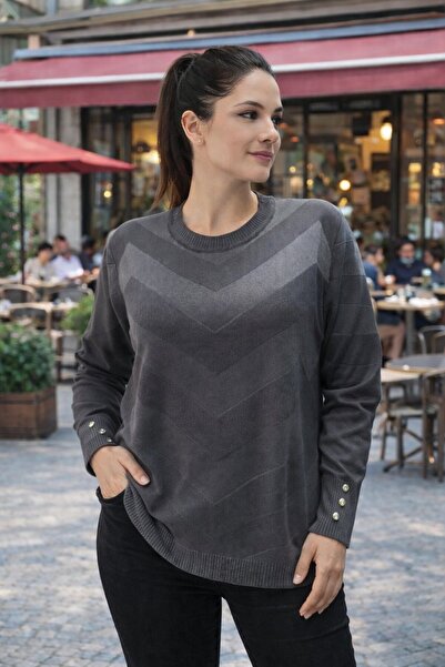 Fresh&Moda Women's Elegant Stylish Model Zigzag Patterned Standard Mercerized...