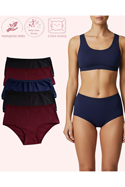 NO BRAND Women's Cotton Combed Cotton Panties |   Daily Underwear |   Comfort...