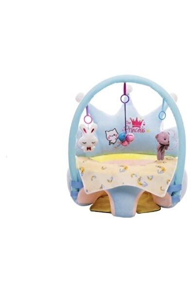 MASHASHOP Baby Armchair, Royal, with Arch and Accessories, Light Blue, 6 months+