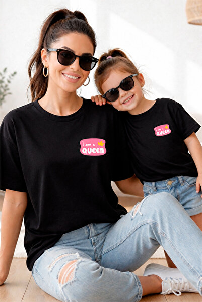 genosha تي شيرت ماما جيرل 100% قطن من القطن، تي شيرت ماما ميني للأم والابنة ب...