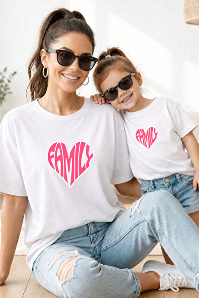 genosha Mother Daughter 100% Cotton T-Shirt Mama Mini Mother Daughter Single ...