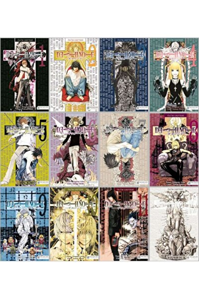 Akıl Çelen Kitaplar Death Note 1-12. Ciltler 12 li Manga Seti