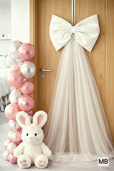 Mutlu Başlangıçlar Hastane Odası Kapı Süsleme Fiyongu Bebek Odası Kapı Süsü