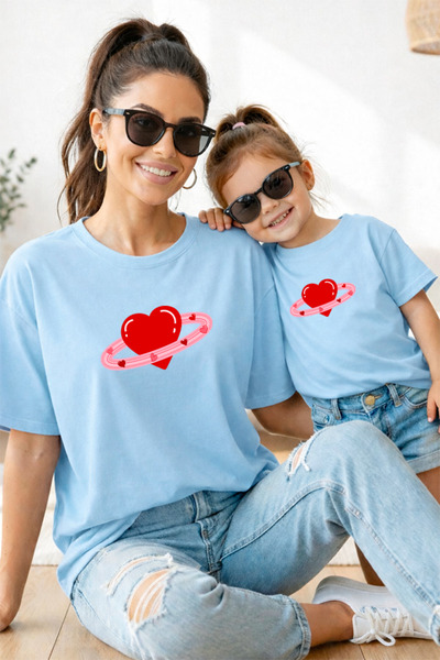 genosha Mother Daughter 100% Cotton T-Shirt Mama Mini Mother Daughter Single ...