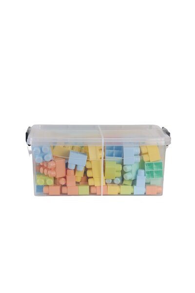 BYCEGU 5214 Toy Large Colorful Blocks in a Box 125 Pieces