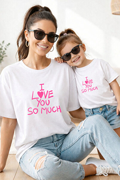 genosha Mother Daughter 100% Cotton T-Shirt Mama Mini Mother Daughter Single ...