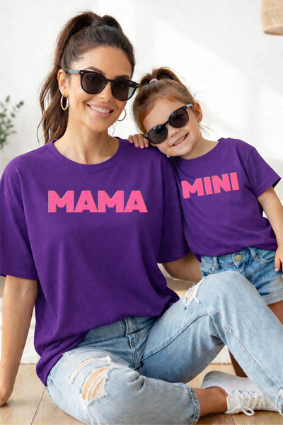 genosha Tricou Mama Fiica 100% bumbac Mama Mini Mama Fiica PRET PER ECHITATE