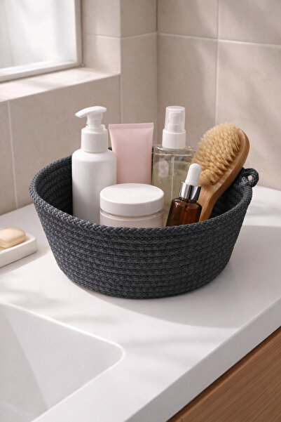 ÖRGÜM Basket Decorative Multi-Purpose Organizer 22X9 cm