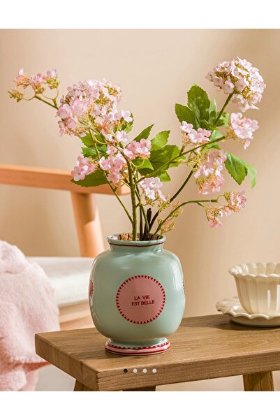 LC Waikiki LCW HOME Baskili Seramik Saksi 15 cm