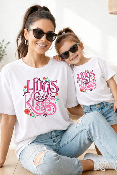 genosha Mother Daughter 100% Cotton T-Shirt Mama Mini Mother Daughter Single ...