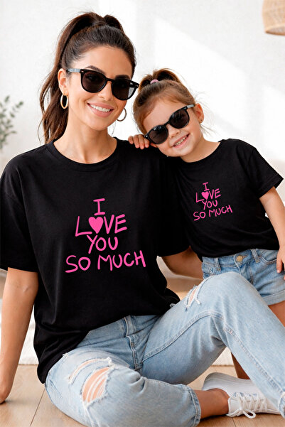 genosha Mother Daughter 100% Cotton T-Shirt Mama Mini Mother Daughter Single ...
