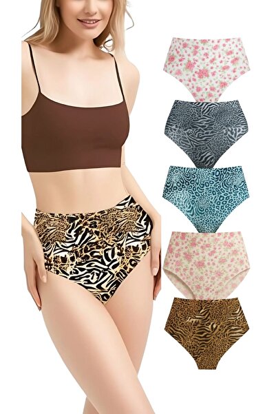 ESİMA 5-Piece Laser Cut Seamless Special Production Panties