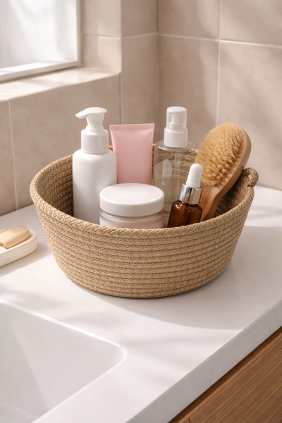 ÖRGÜM Basket Decorative Multi-Purpose Organizer 22X9 cm