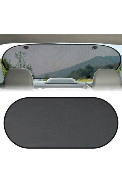 Avex Parasolar Luneta Auto, 100 x 50 cm, culoare Neagra, prindere cu ventuze