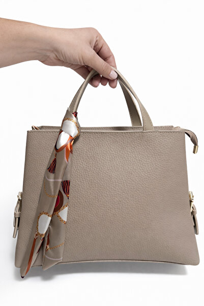 ALIANNO BAGS&SHOES&ACCESSORIES İTALYAN TARZI SATEN KUMAŞ OBJELİ KADIN ÇANTA