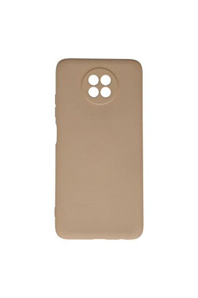 eco port Redmi note 9 5g case nano velvet silicone - beige