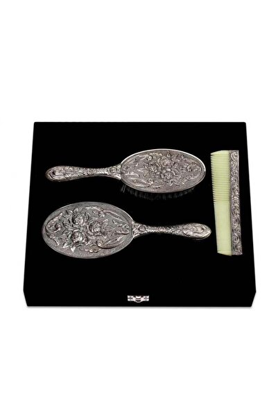 Gumush Gümüş Ayna Tarak Fırça Takımı - 3 Parça