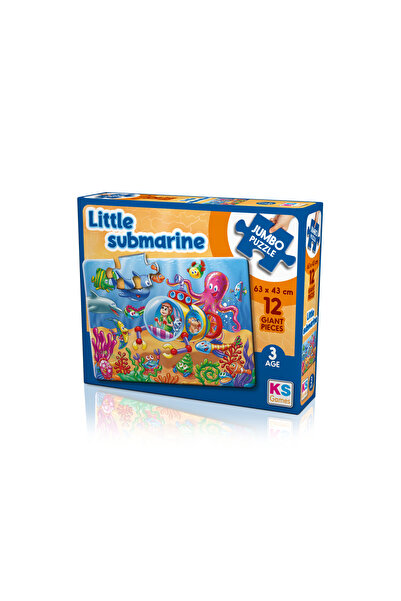 NO BRAND Little Submarine Giant Puzzle 12 Pieces