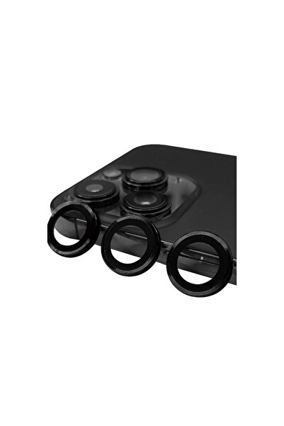 eco port iPhone 15 Pro Raze Metal Camera Lens - Black