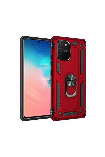 eco port غطاء حماية سامسونج جالاكسي A91 / S10 لايت من السيليكون مع حلقة صوفيا...