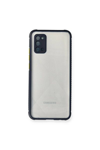 eco port Samsung Galaxy A02S Case Miami Transparent Silicone - Navy Blue