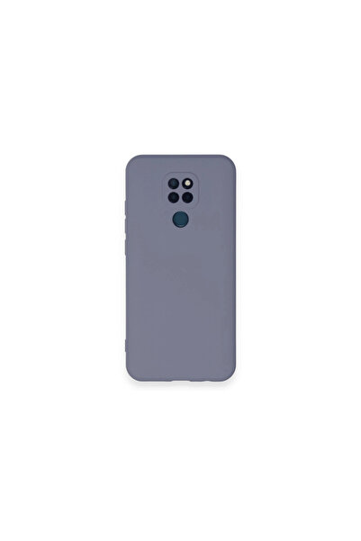 eco port حافظة جنرال موبايل جي إم 20 مع داخلية نانو مخملية من السيليكون - رمادي