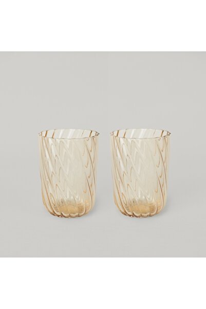Linens Nicole 2'li 300 ml Meşrubat Bardağı Amber