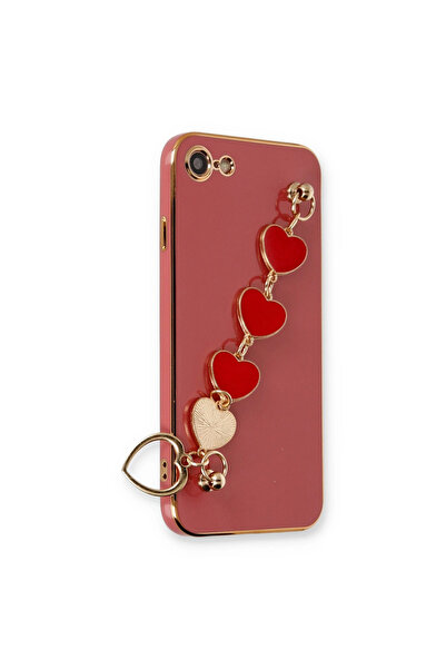 eco port غطاء سيليكون إيسيلا لجهاز iPhone 7 - أحمر