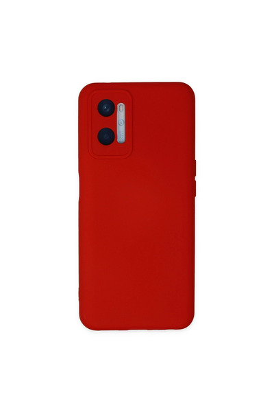 eco port Oppo A96 Case Nano Velvet Silicone Inside - Red