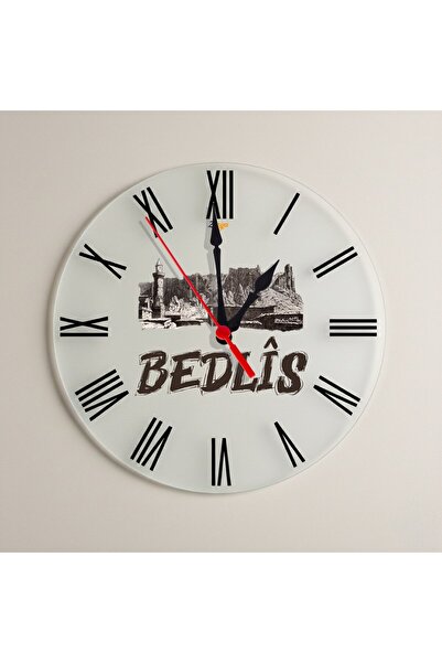 ZERYA ساعة حائط بتصميم مدينة بيتليس مع أرقام رومانية