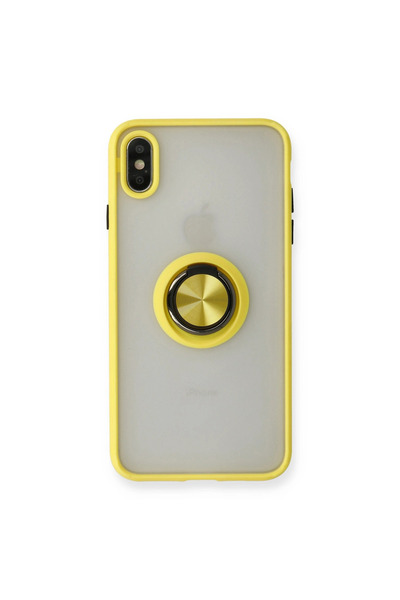 eco port Iphone x case montreal ring silicone cover - yellow