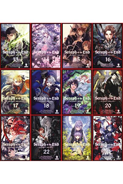 Kurukafa Yayınevi Seraph of The End Kıyamet Meleği 13-24. Ciltler 12 li Manga...