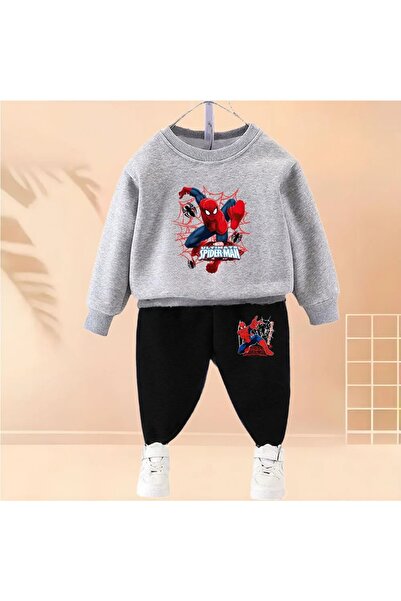 SVART WEAR Printed Hooded Combination Top and Bottom Tracksuit Set