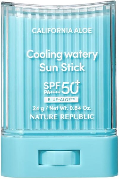 Nature Republic SPF50+ PA++++ California Aloe Cooling Moisture Sun Stick 0.9 ...
